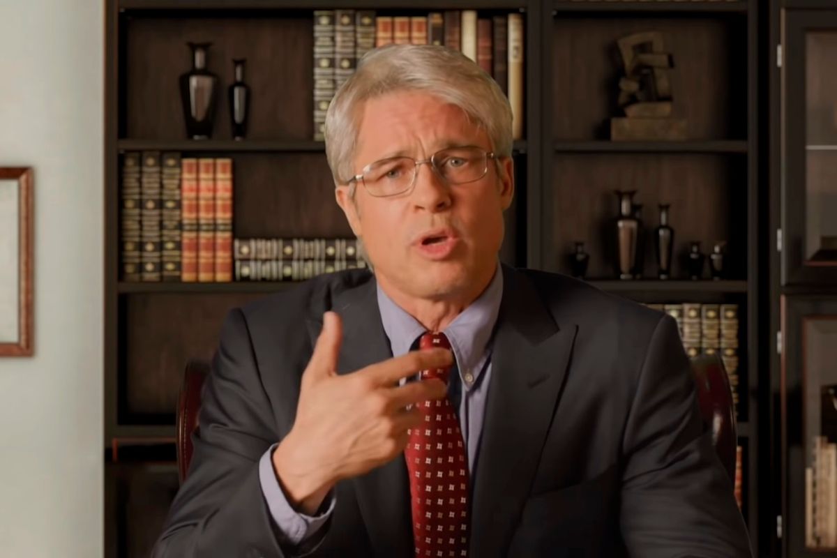 Brad Pitt as Dr. Anthony Fauci on SNL