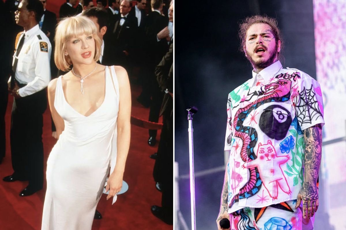 Courtney Love and Post Malone