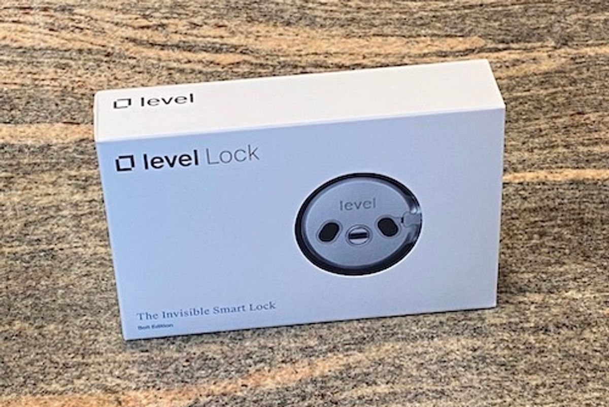Level Lock Box on a counter