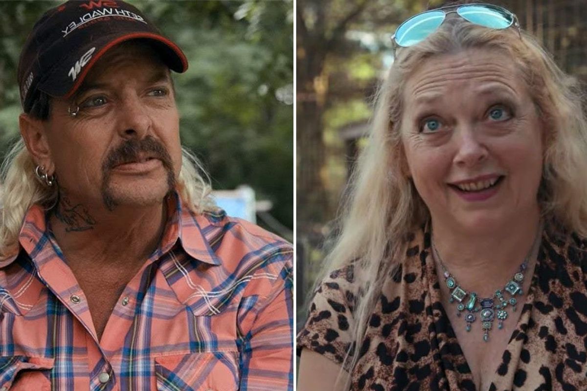 Joe Exotic and Carole Baskin