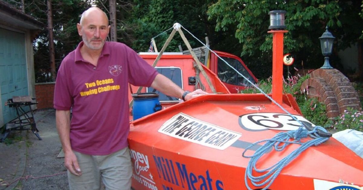 72-Year-Old Man Set To Make History By Rowing Solo Across The Atlantic In A Homemade Boat