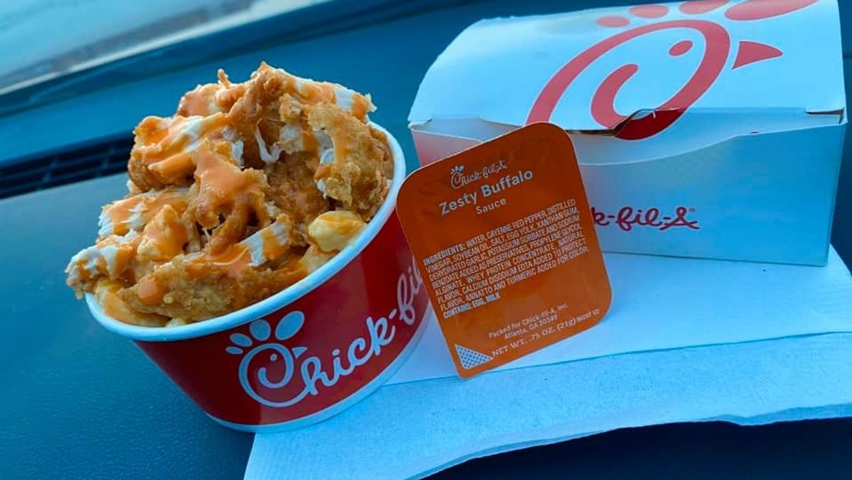 This Chick-fil-A Buffalo chicken mac and cheese food hack is a game changer