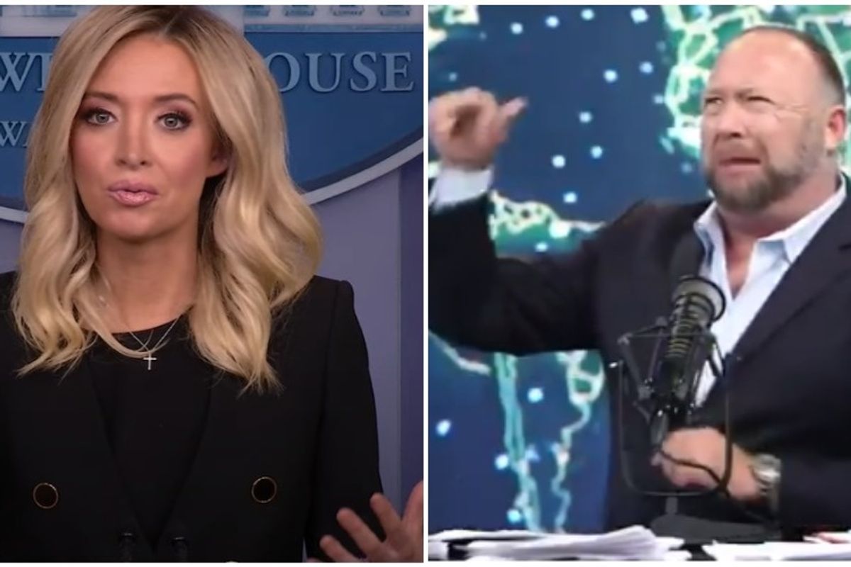 Is This Post About Kayleigh McEnany's Briefing, Or About Alex Jones Gonna EAT YOUR ASS? Click For Surprise!