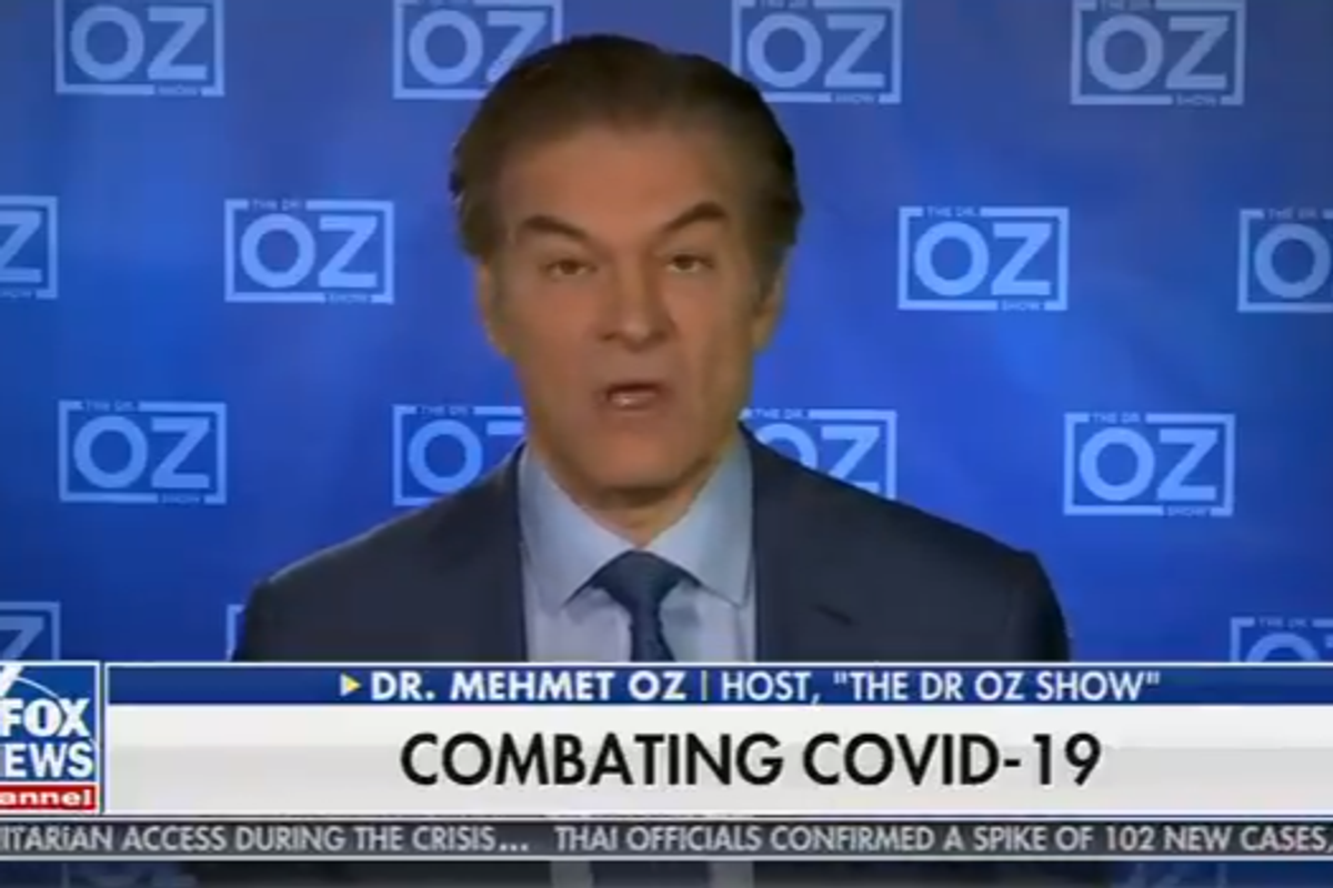Dr. Oz Is Gross And Weird And Bad