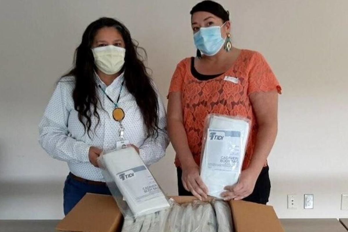 A Native American health center requested equipment to help COVID-19 patients. Instead, they got body bags.