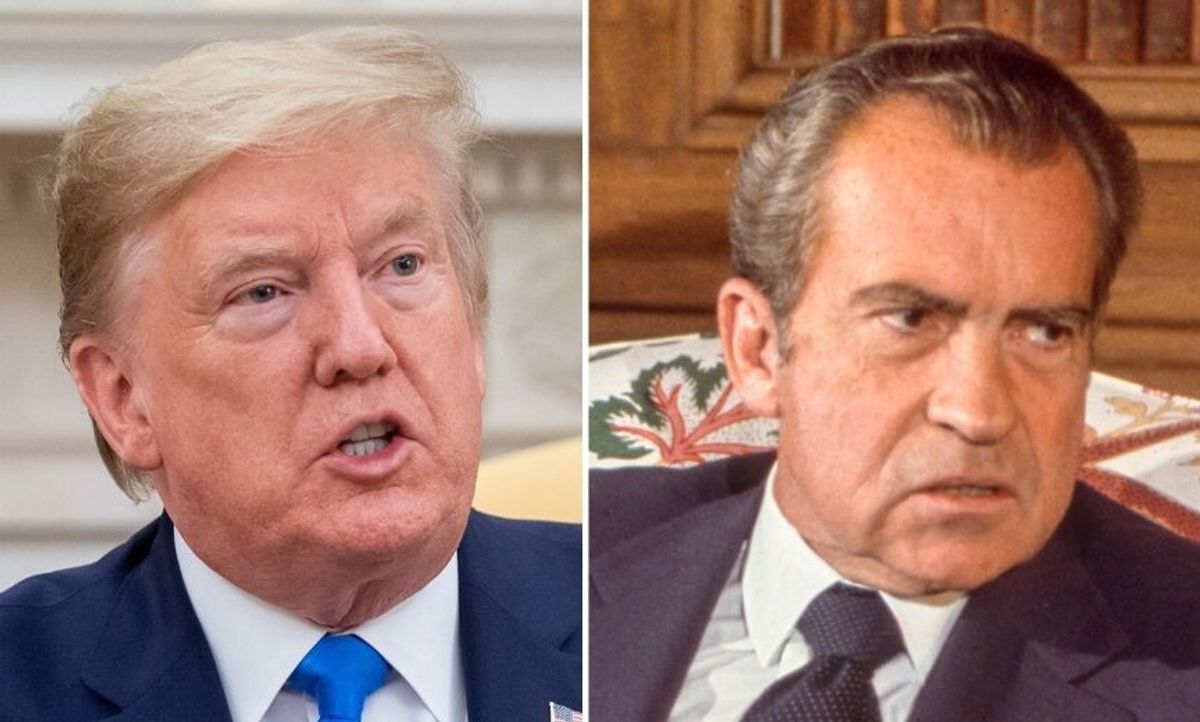 Trump Boasts 'I Learned a Lot From Richard Nixon' in Bonkers 'Fox and Friends' Interview, and Even the Host Seemed to Scoff at Trump