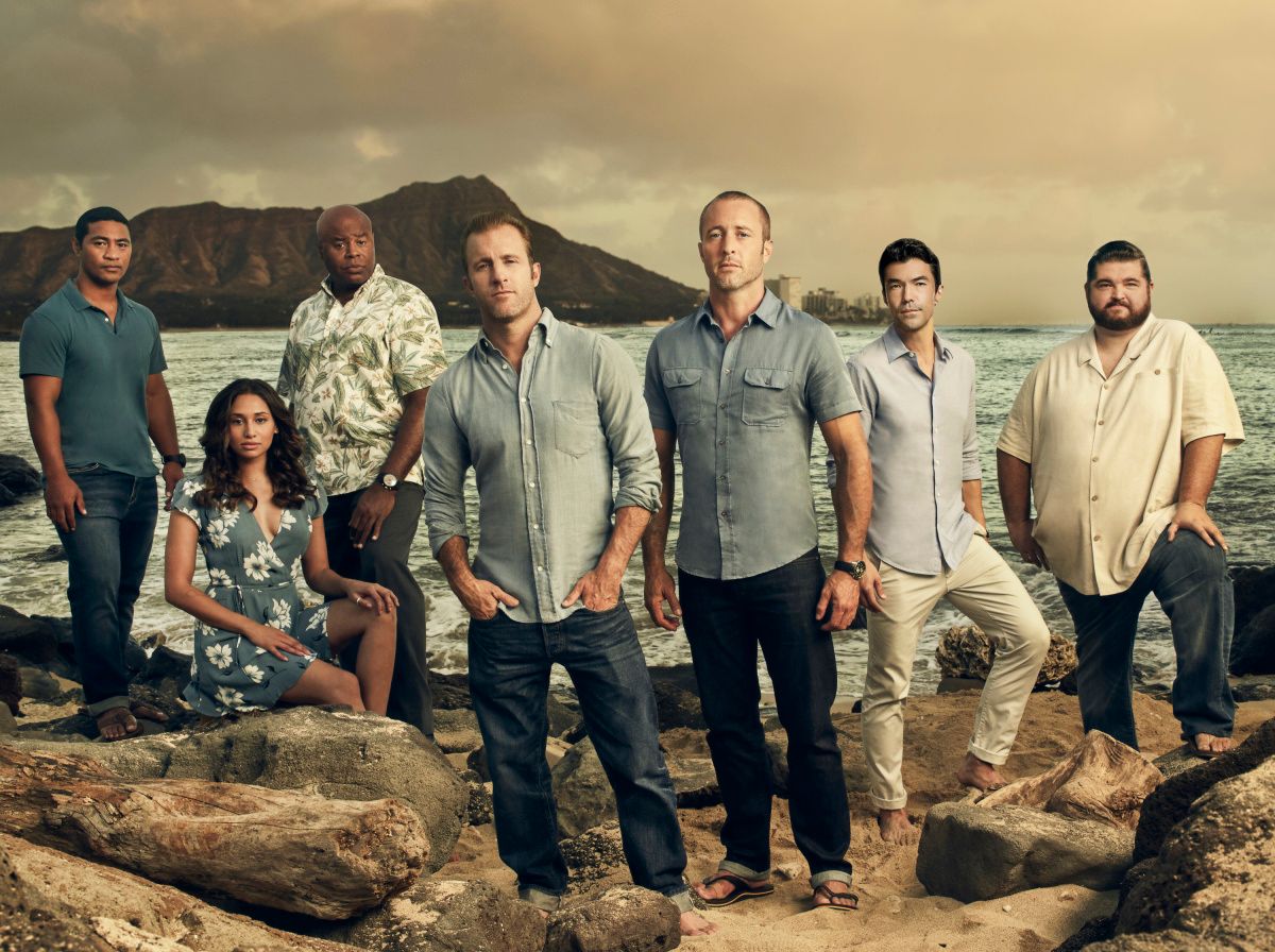 The cast of Hawaii Five0
