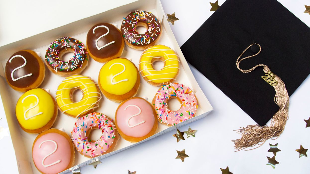 Krispy Kreme honors this year's high school and college seniors with a free "2020 Grad Dozen"