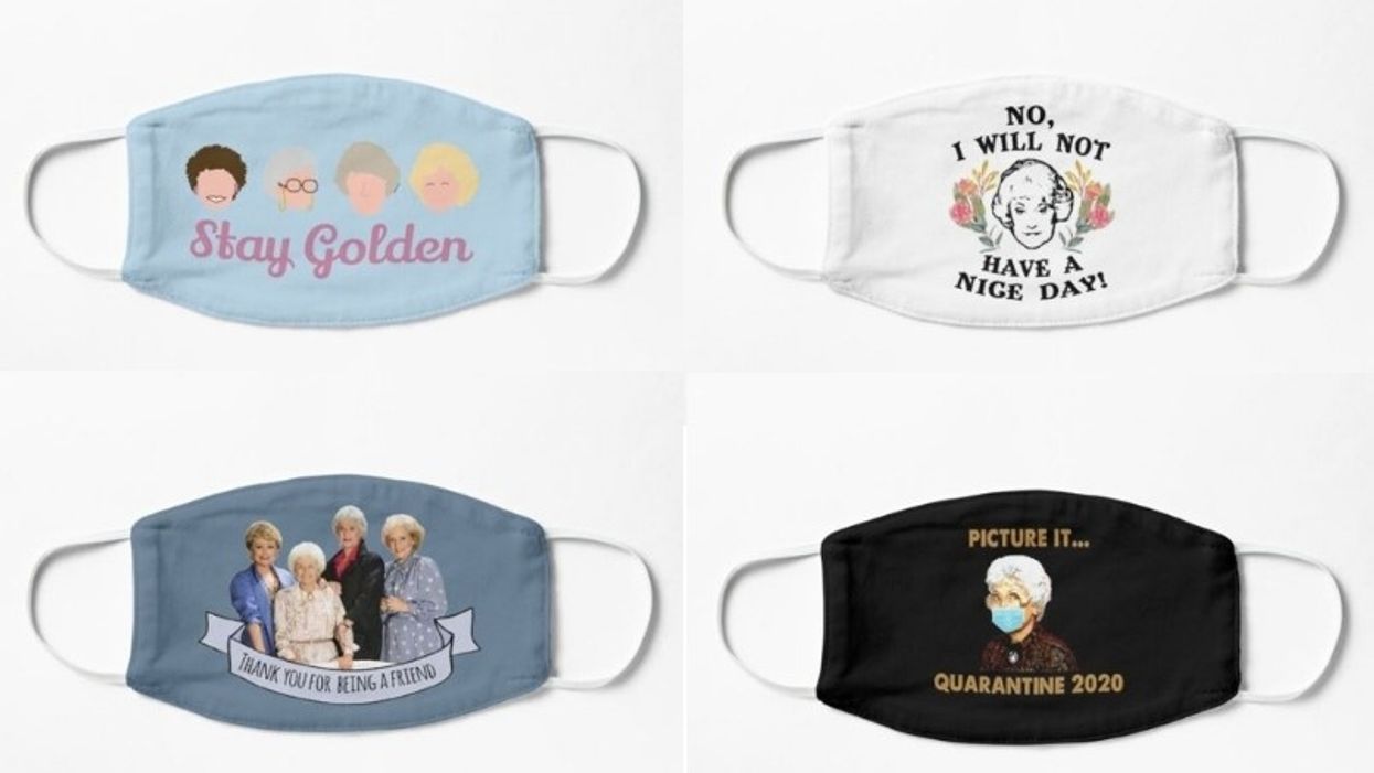 There are 'Golden Girls' face masks, and we need them all