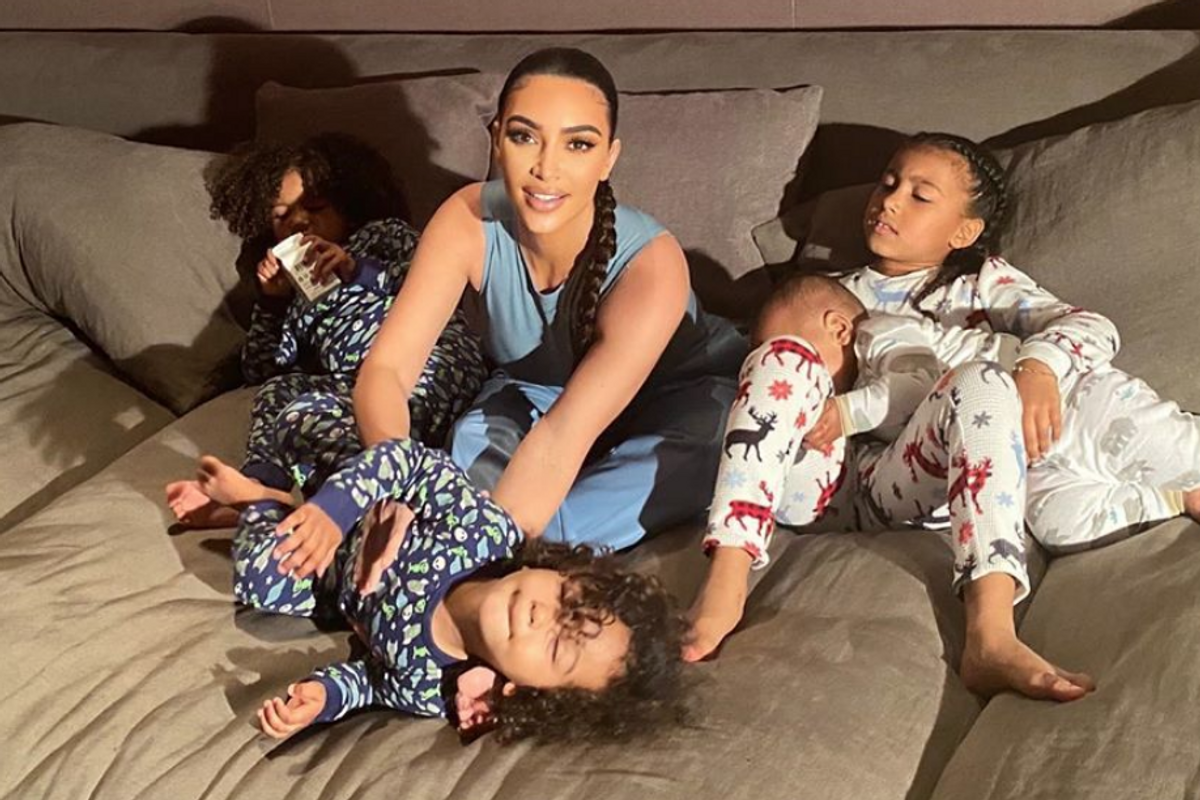 Kim Kardashian couch