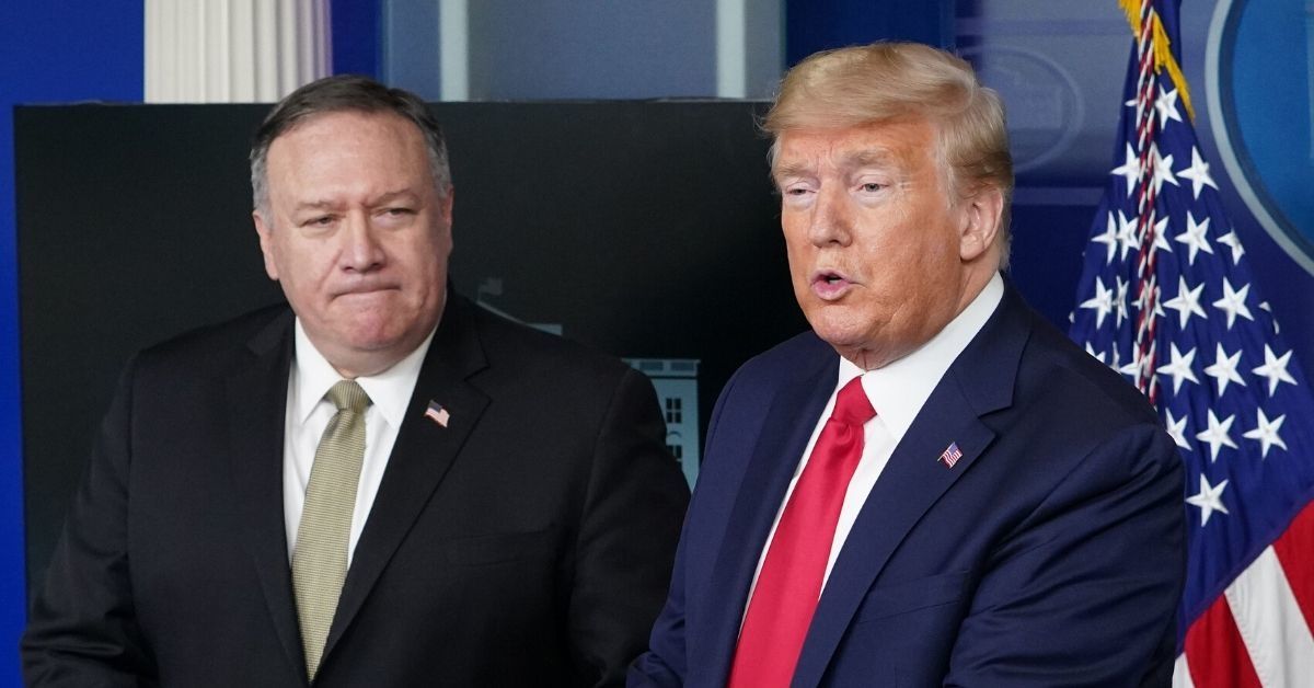 Trump Called Out For Sexism After Saying It's Fine For Secret Service To Wash Mike Pompeo's Dishes If His Wife Can't