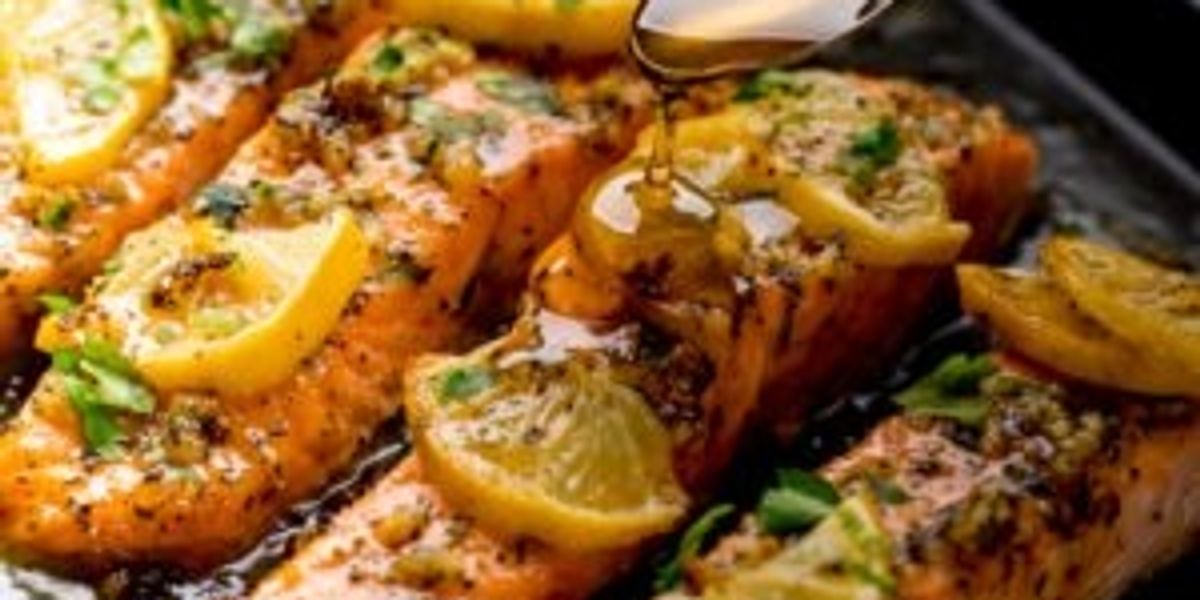 Honey Garlic Butter Baked Salmon - My Recipe Magic