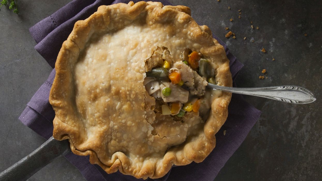 If you're on a mission for comfort food, you have to try this chicken pot pie recipe