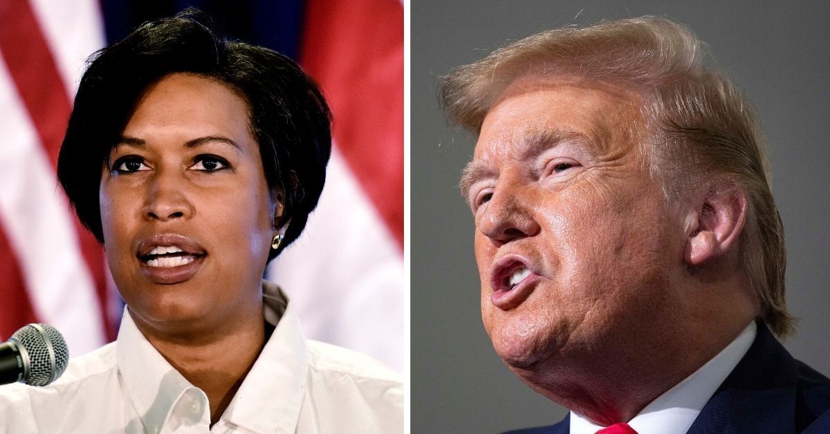 D.C. Mayor Perfectly Shames Trump for His 'Scared' Response to the Riots After Trump Tried to Come for Her