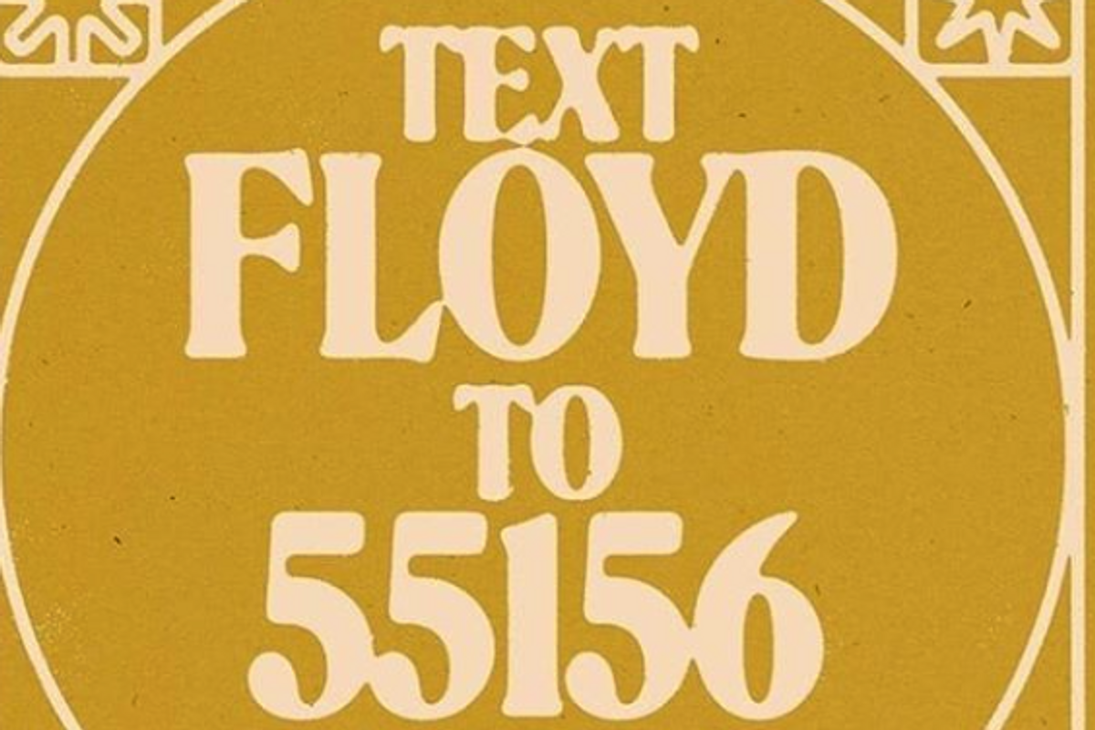 Text Floyd to 55156
