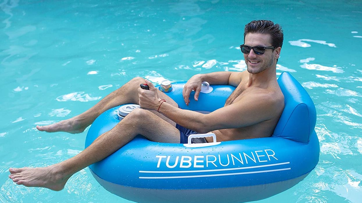 This motorized tube float will take your summer to the next level