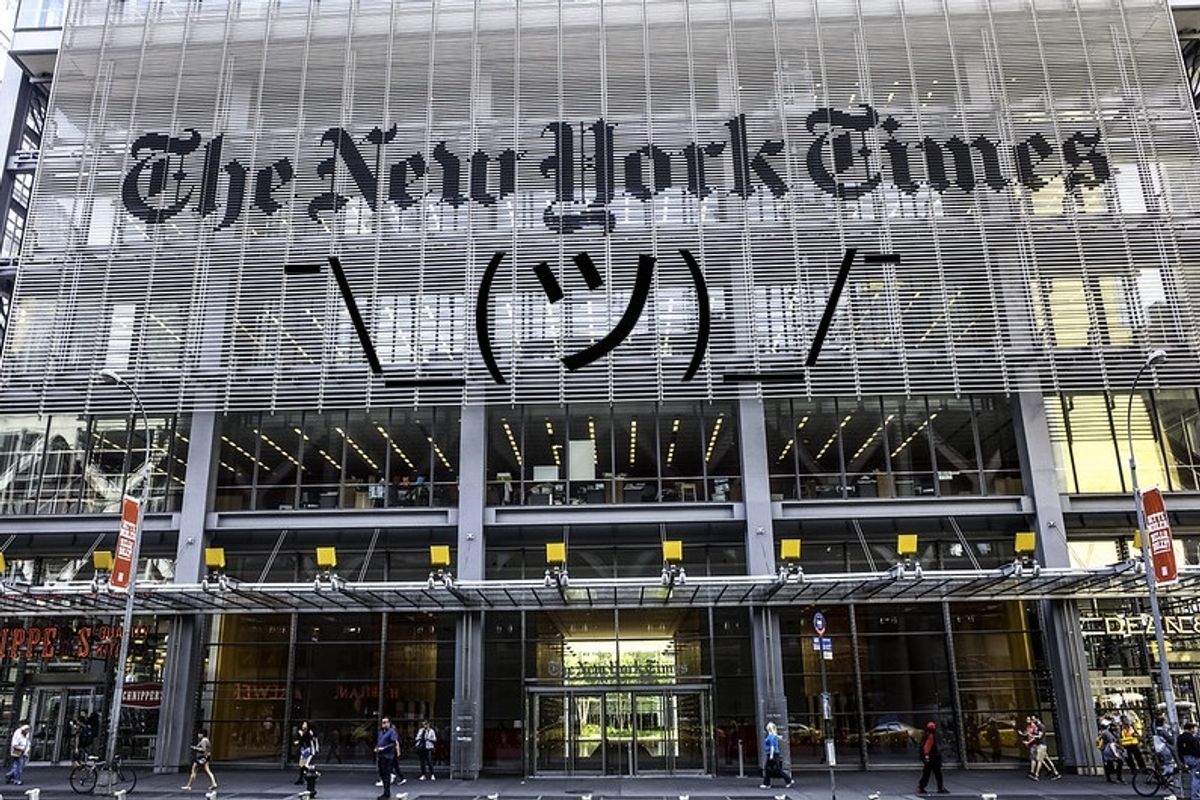 In Sucking Donkey Balls, New York Times A Winner