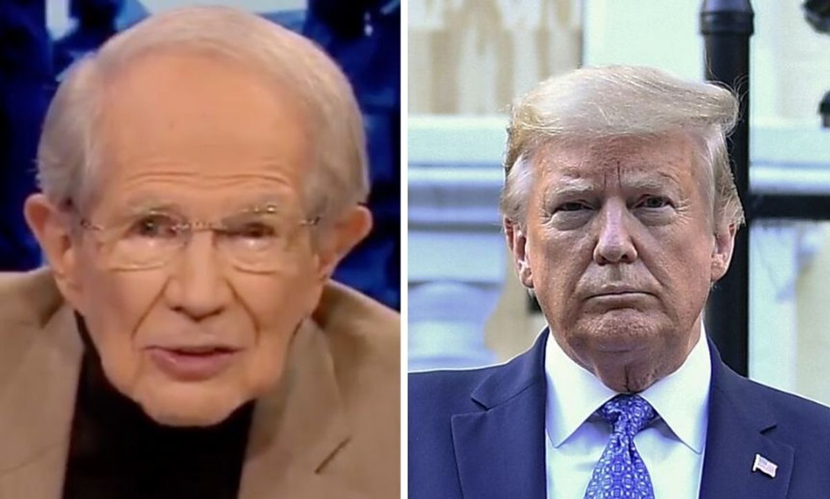Far-Right Evangelist Pat Robertson Just Slammed Trump's Protest Response in a Fiery Rant People Didn't See Coming at All