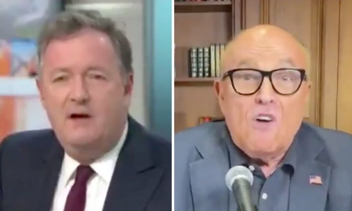 Piers Morgan Had to Apologize to Viewers After Rudy Giuliani Dropped an F-Bomb During Unhinged Live Morning Show Interview