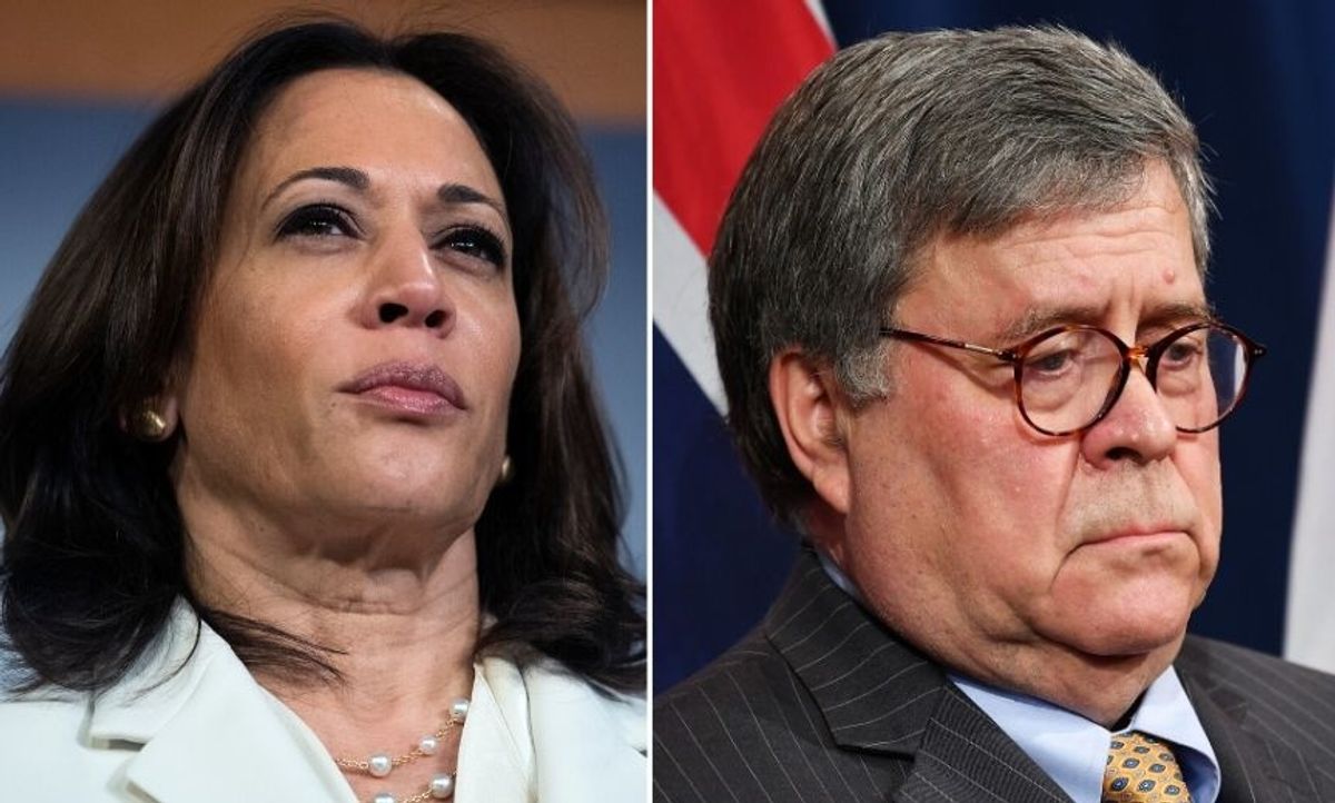 Kamala Harris Just Issued a Challenge to AG Barr After He Claimed Order to Clear Out Protesters Was Unrelated to Church Photo-Op