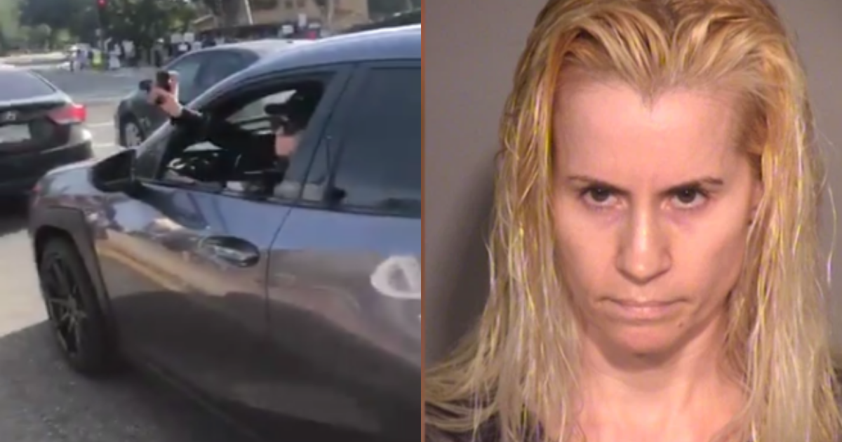 Woman Arrested After Being Caught On Video Rolling Down The Window Of Her Lexus To Pepper Spray Teen Protester