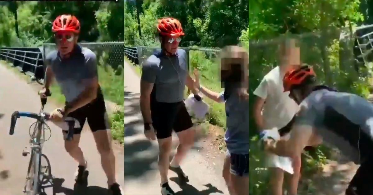 Maryland Police Searching For Enraged Cyclist Who Attacked A Young Woman For Posting Flyers Supporting Protests