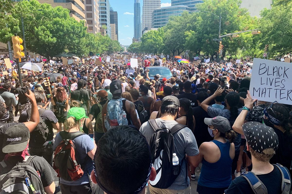 huston tillotson protest