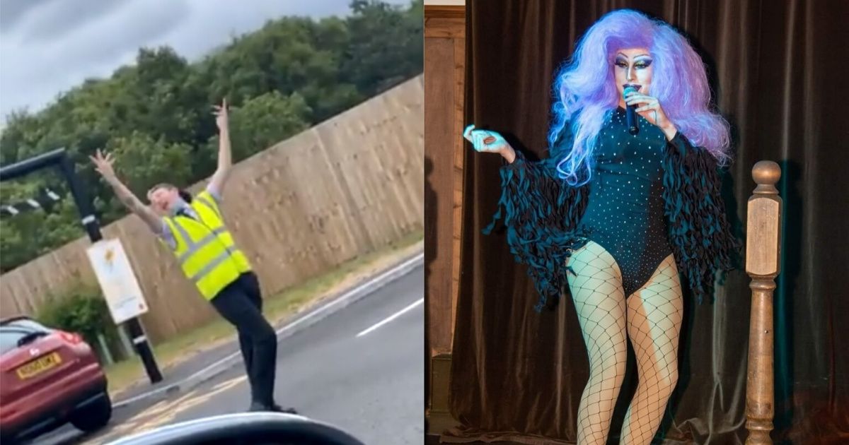 McDonald's Employee And Professional Drag Queen Keeps Drive-Thru Customers Entertained With His Hilarious Dance Moves