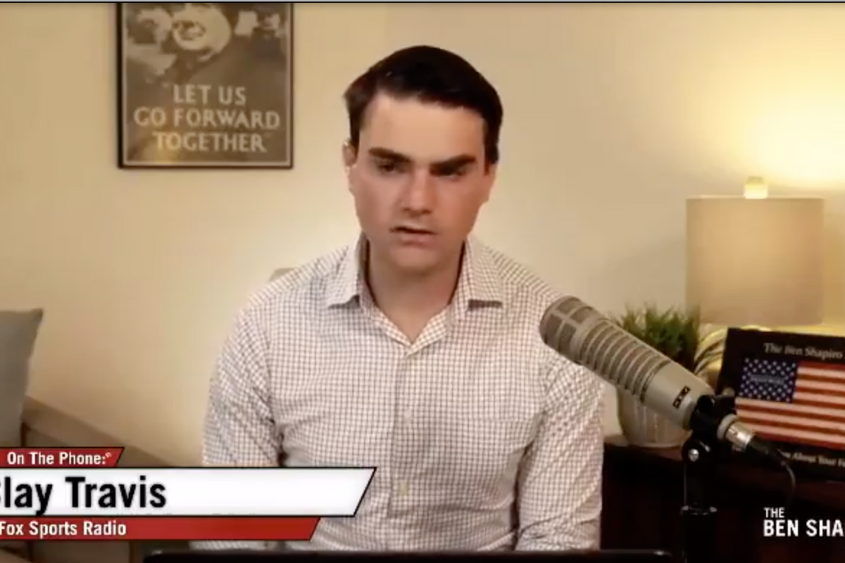 Ben Shapiro Says His 'Space Of Comfort' Has Been Destroyed By Politics In Sports