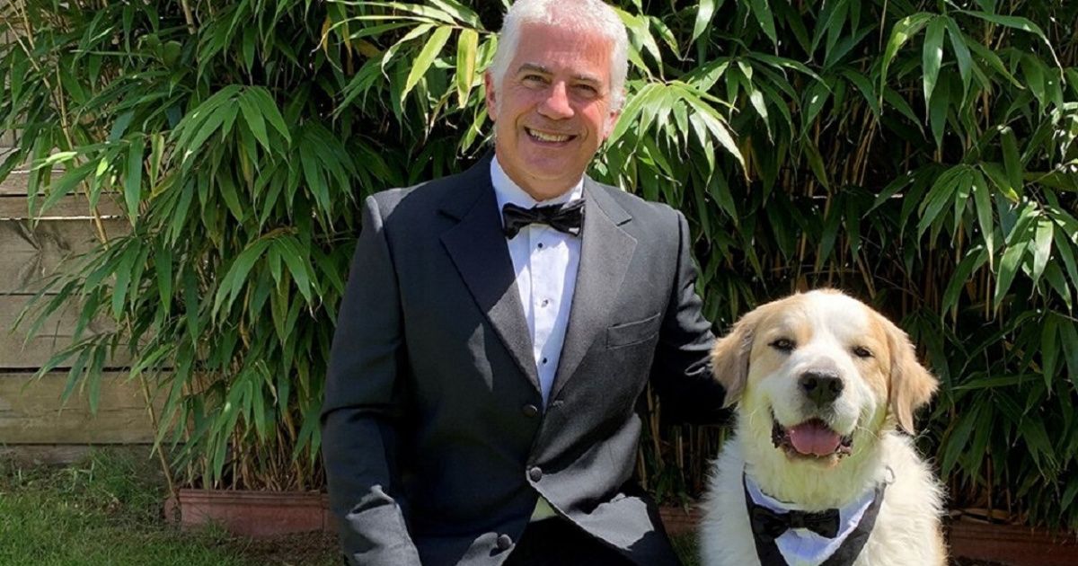 Boomer The University Therapy Dog Puts On His Best Tux To Accept National Award