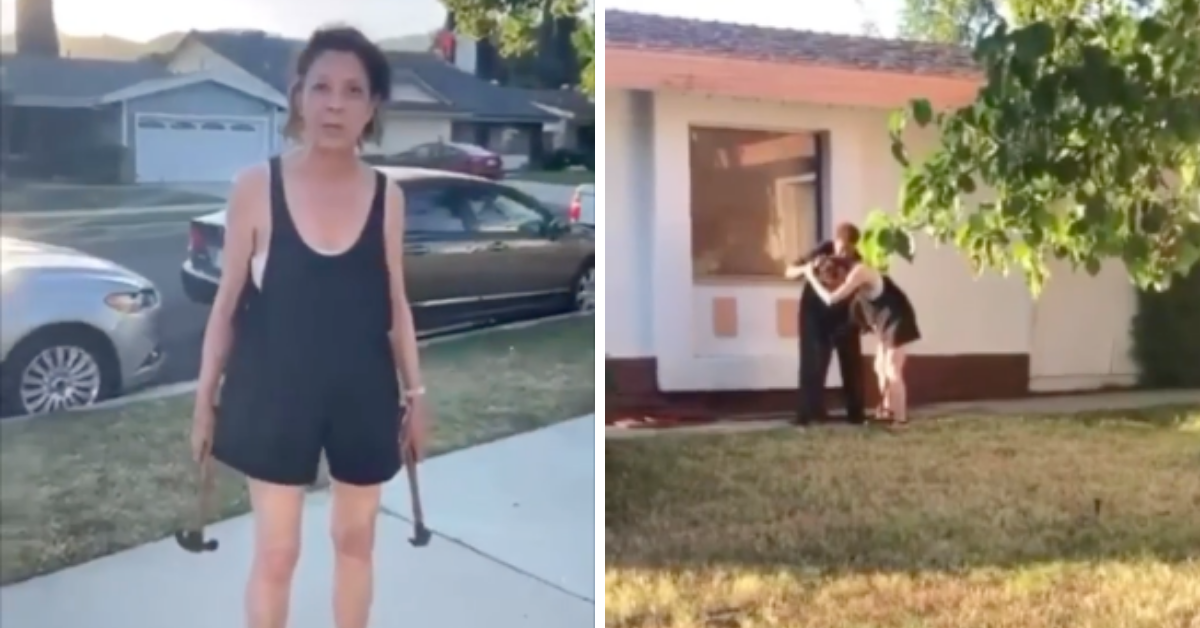 Angry LA Woman Smashes Up Her Neighbor's Car With Hammers During Racist Rant—And It Doesn't End Well For Her
