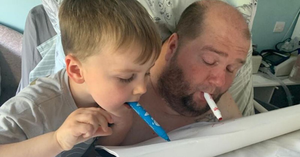 Man Who Was Paralyzed At 19 Opens Up About Finding Love, Having A Son, And Becoming A Mouth Painter