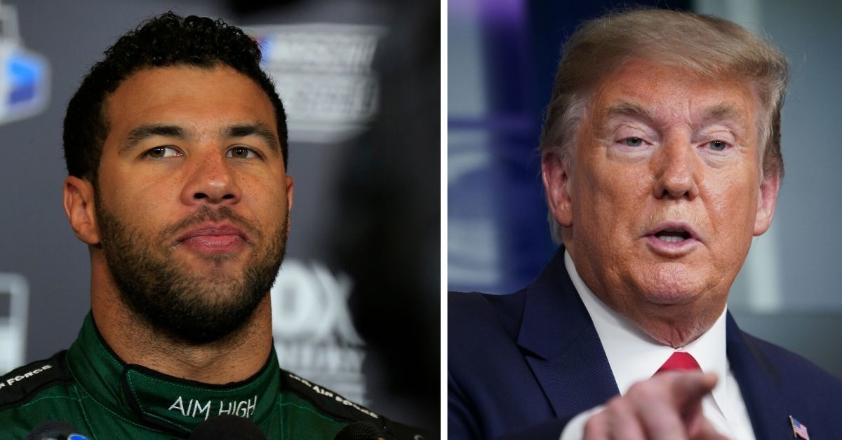NASCAR Driver Bubba Wallace Issues Classy Response After Trump Suggests He Should Apologize For Noose 'Hoax'