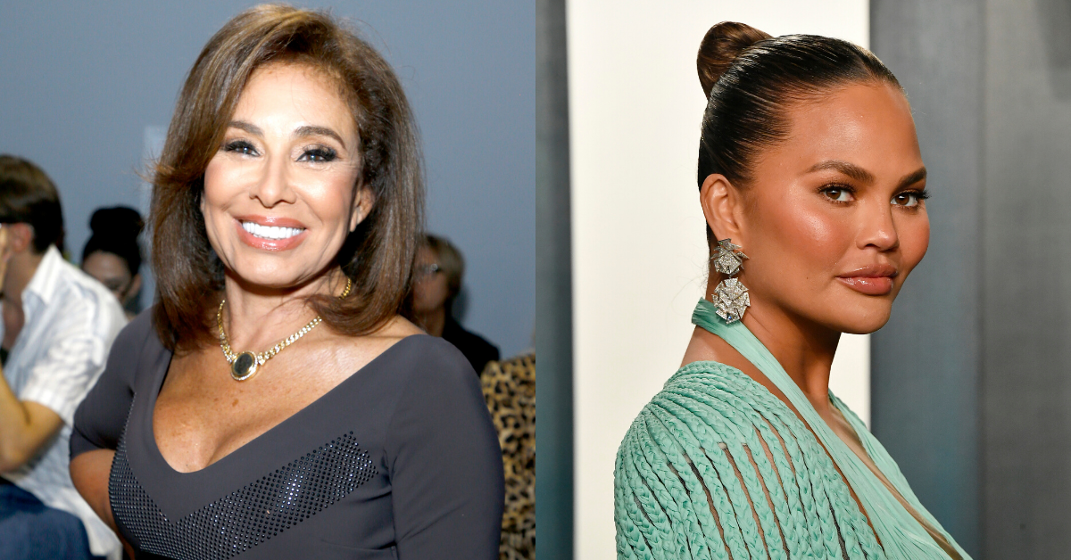Jeanine Pirro Was Caught Looking At A Photo Of Chrissy Teigen's Boobs On Her Phone—And Chrissy Called Her Out