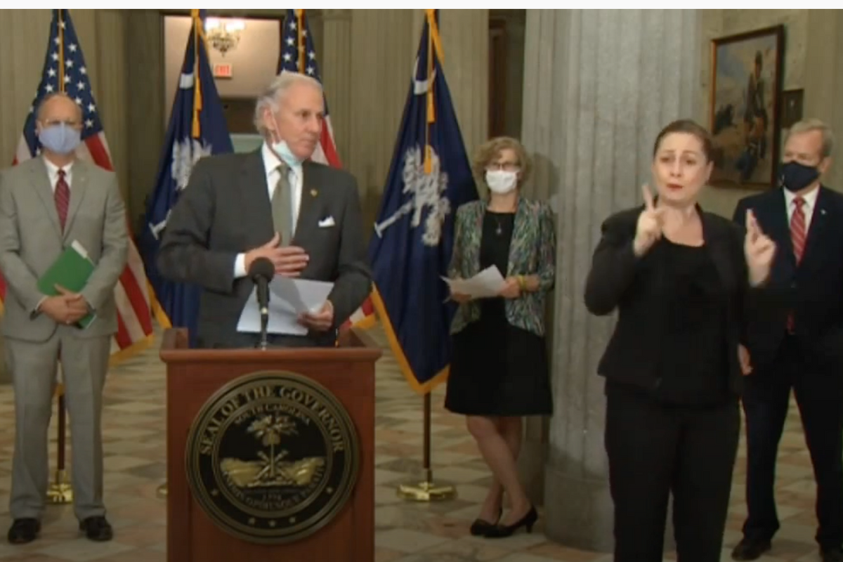 Guess South Carolina GOP Governor Too Scared Or Dumb To Save Lives With Mask Mandate