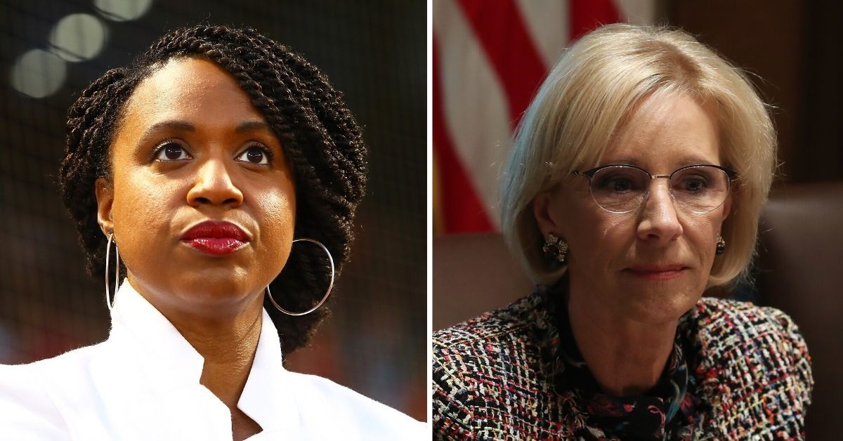 Rep. Ayanna Pressley Epically Rips Betsy DeVos Over Her Push To Reopen Schools In The Fall