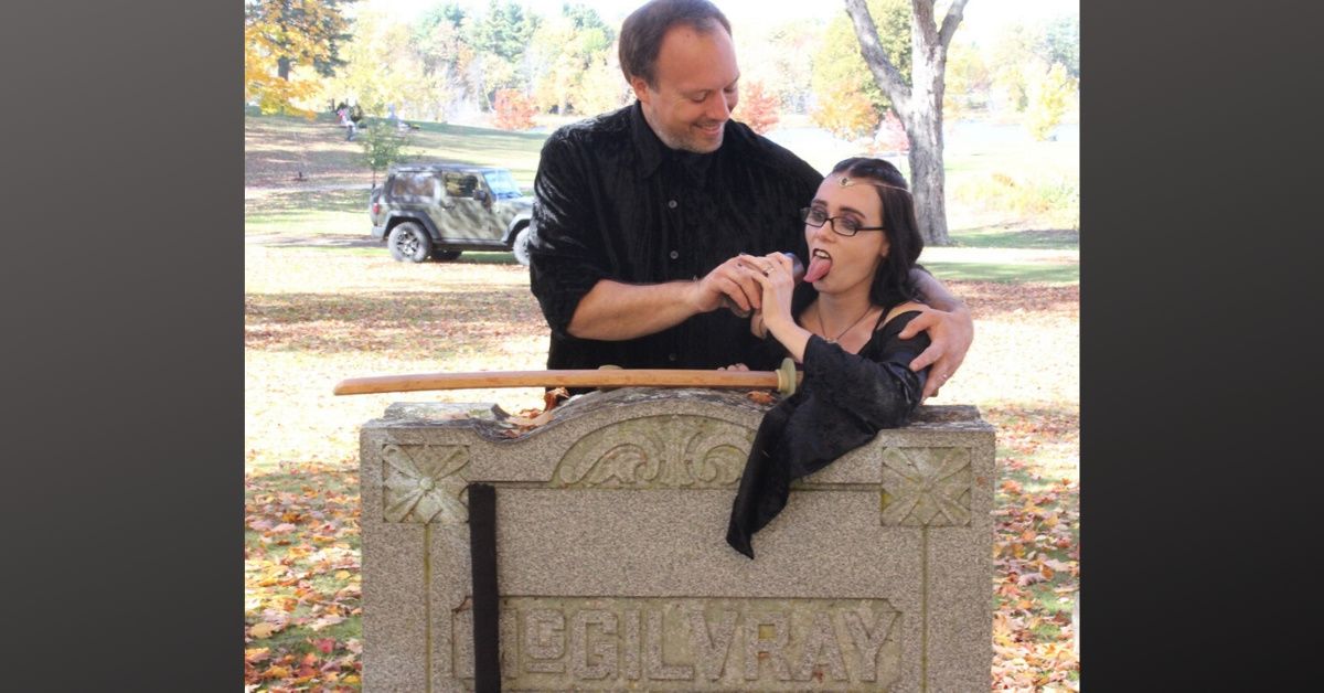 Goth Couple Opens Up About Their Unconventional Graveyard Engagement And Wedding Ceremony