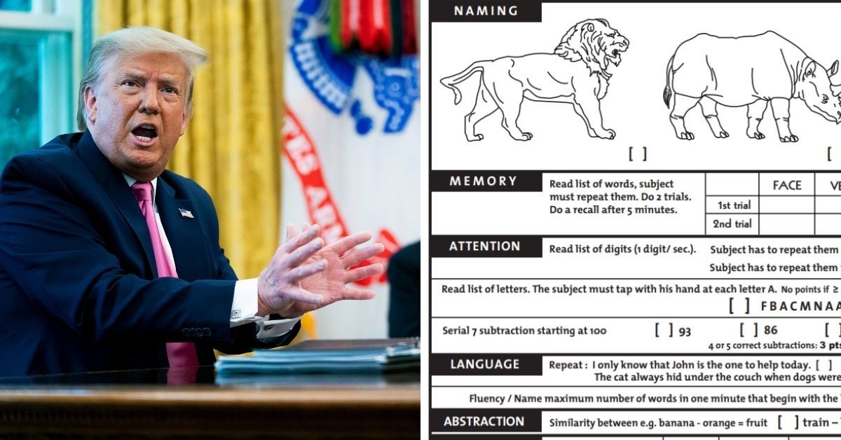 Trump Mocked After 'Very Hard' Cognitive Test Questions He 'Aced' Are Uncovered By Internet Sleuths
