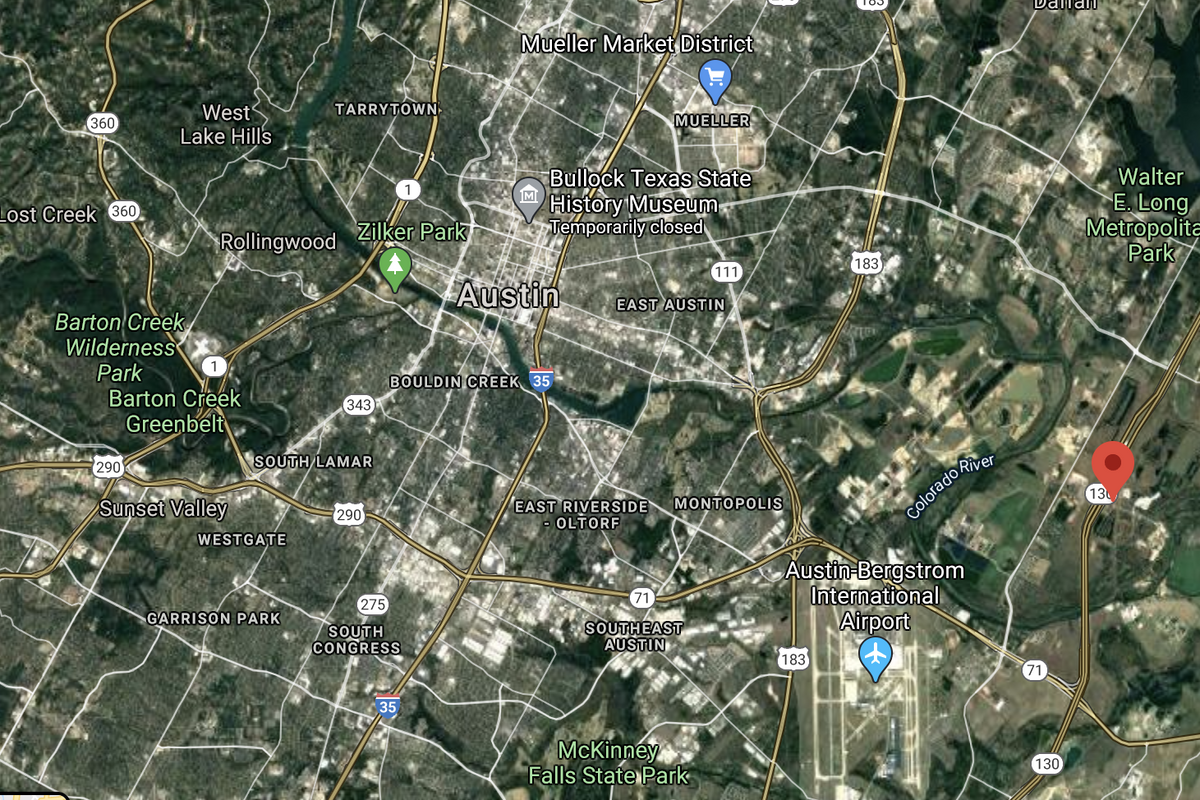 tesla location factory site