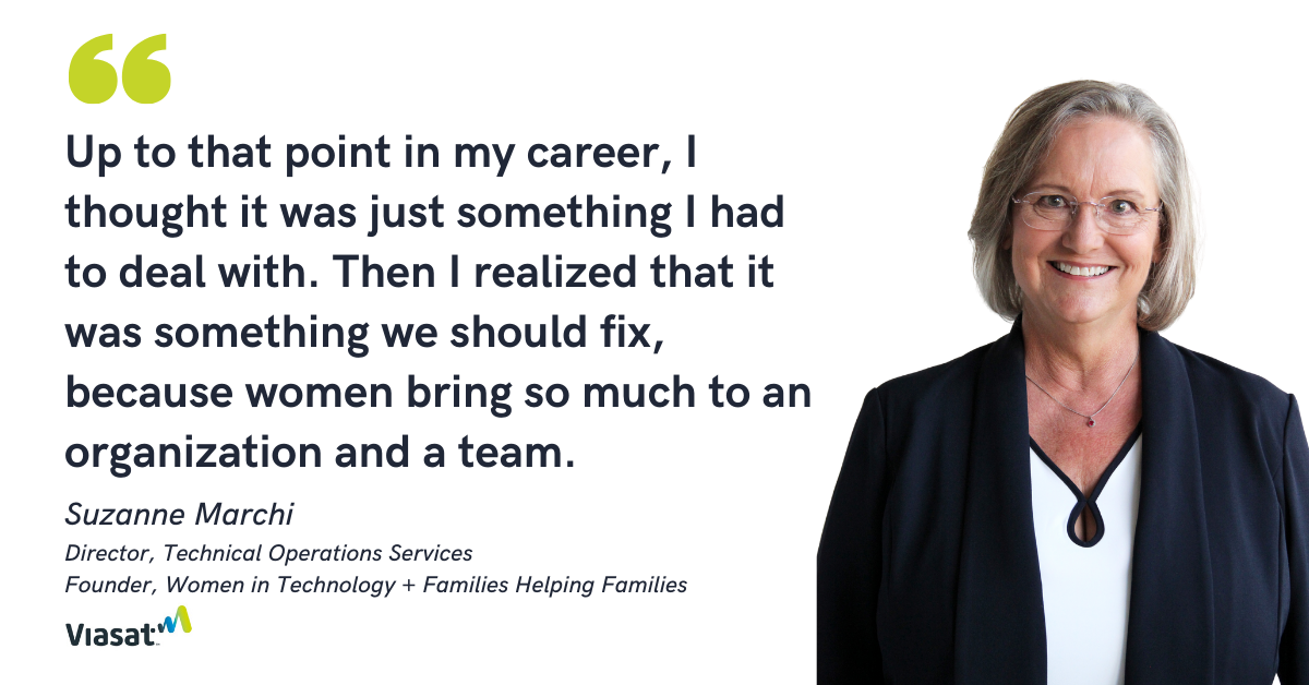 Finding Community at Work: How Viasat's Suzanne Marchi Leans In and Lifts Up Women and Families