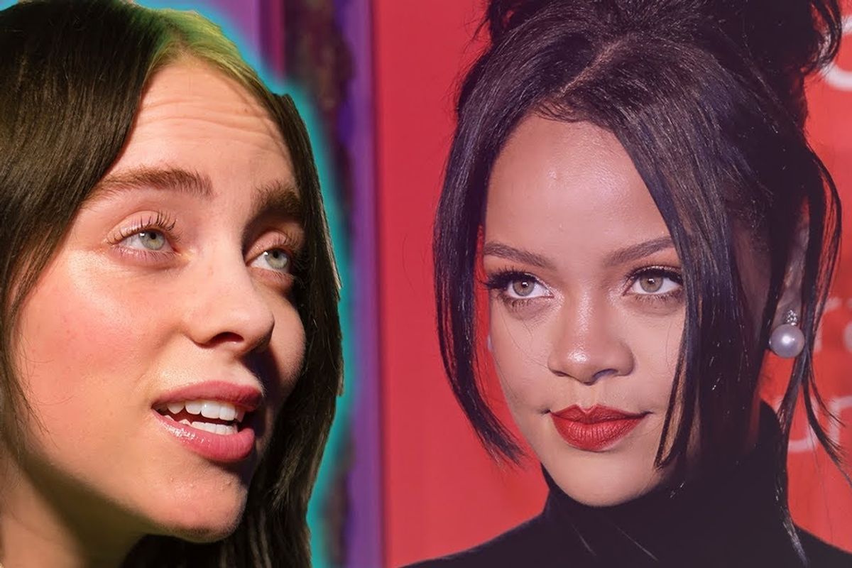 Billie Eilish and Rihanna