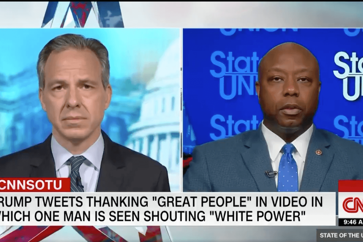 President Klan Robe Retweets Video Of Supporter Shouting ‘White Power!’