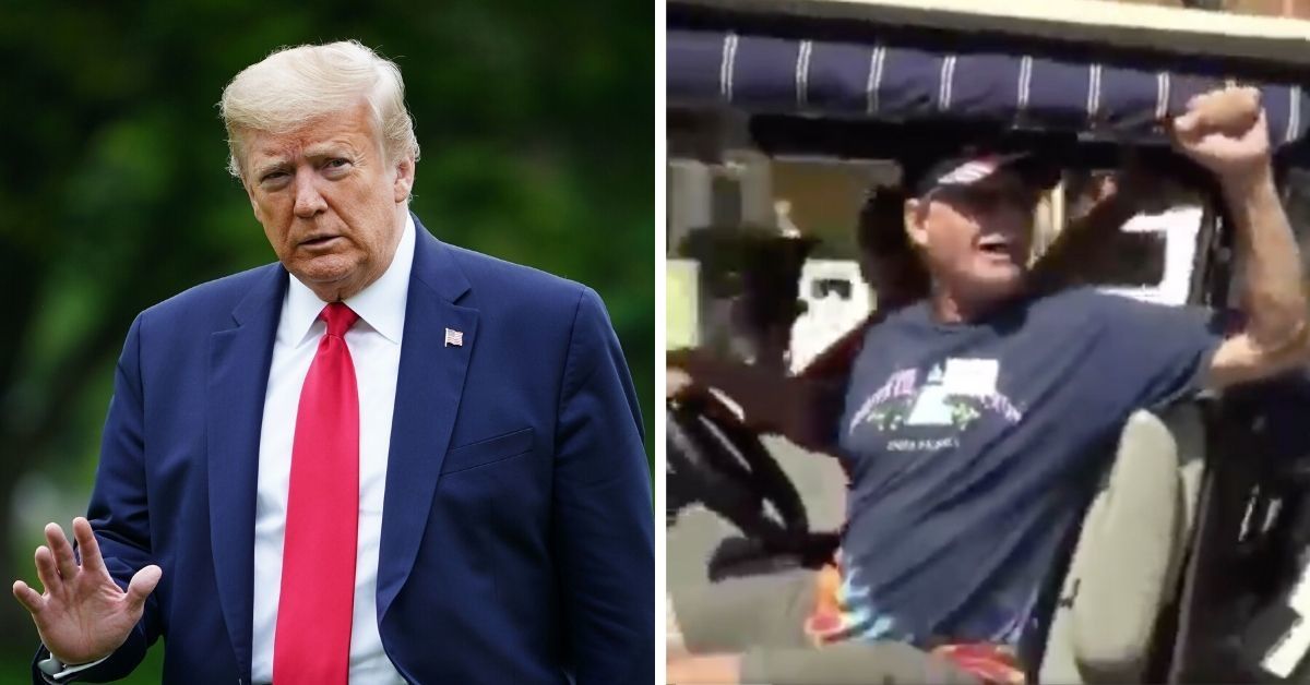 Spokesperson Claims Trump 'Did Not Hear' Supporter Yelling 'White Power' Before Retweeting Video