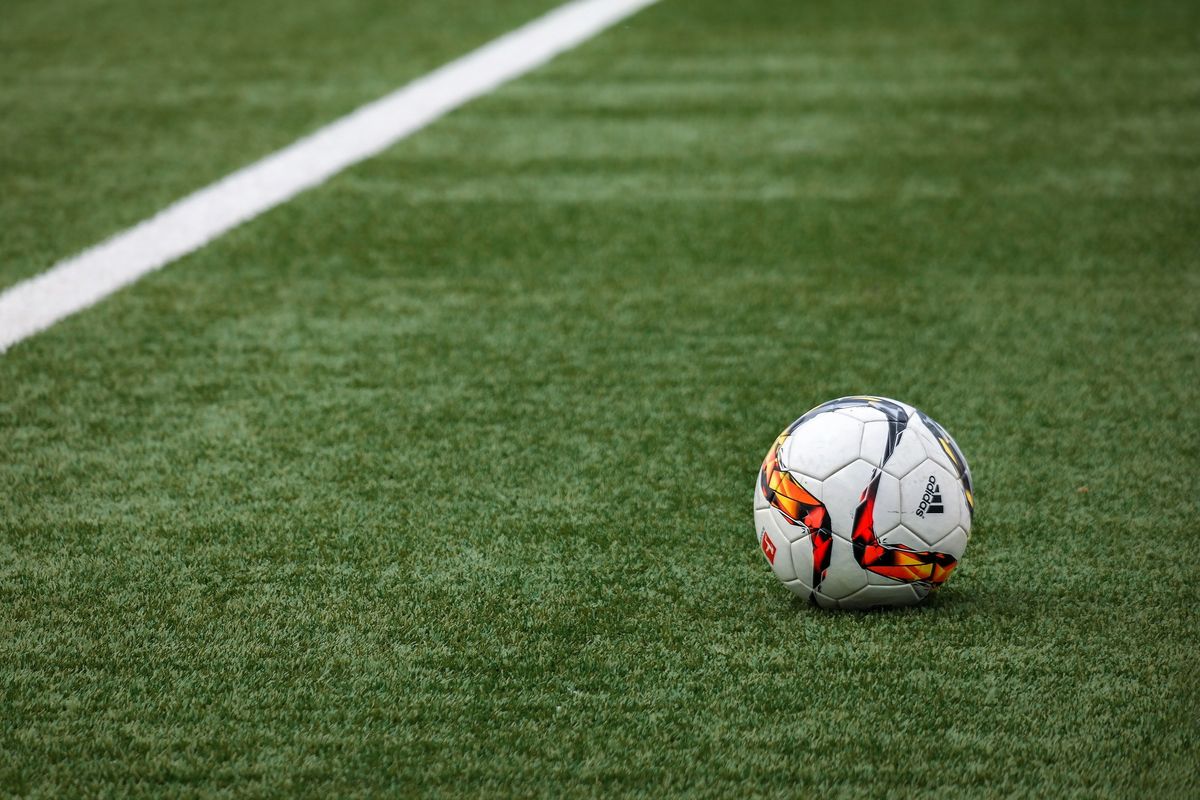 school soccer field ball