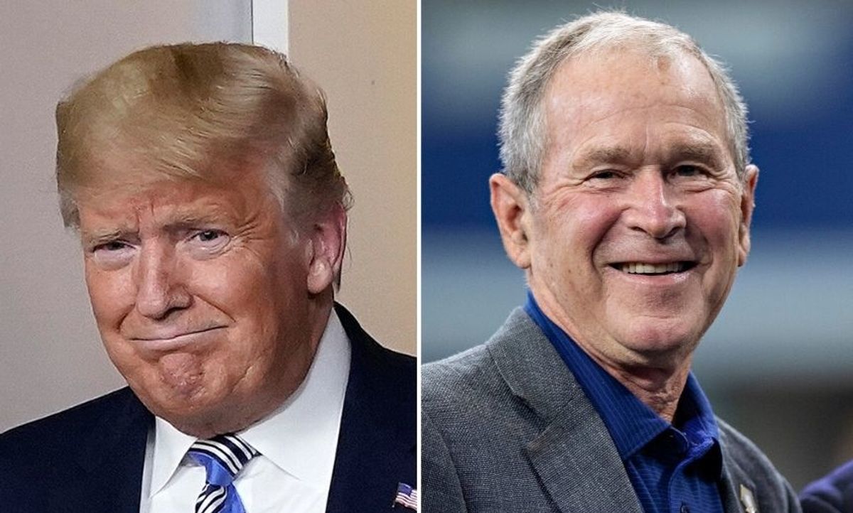 Hundreds of Former George W. Bush Officials Call Trump 'a Danger' in Stinging Biden Endorsement