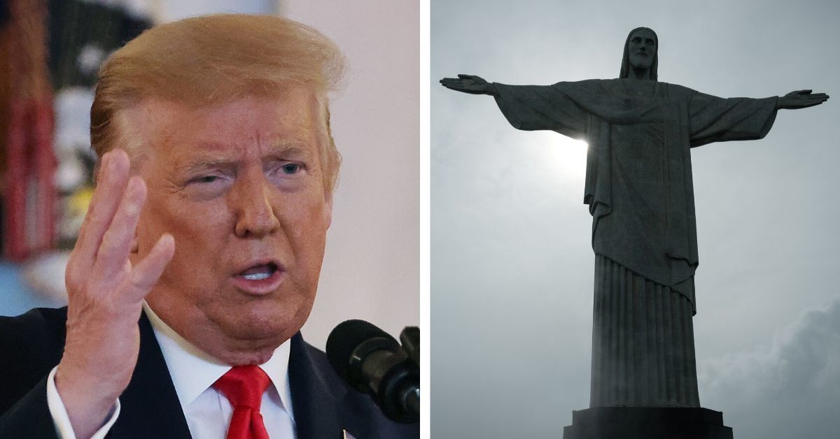 Trump Campaign Vows To Protect Famous Jesus Statue From Being Destroyed—Except It's In Brazil