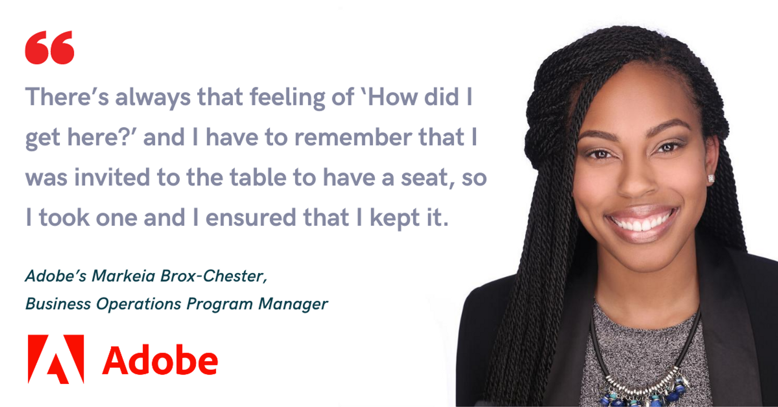 How to Use Your Voice to Find Career Success: Advice from Adobe’s Markeia Brox-Chester