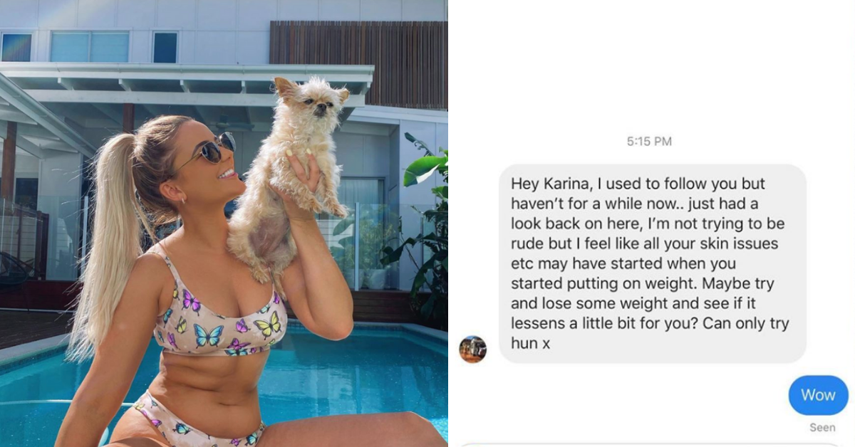 Instagrammer Calls Out Body-Shaming 'Karens' By Posting The Hateful DMs They've Sent Her