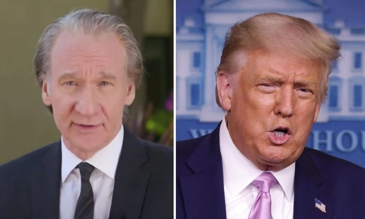Trump Railed Against 'Terrible, Exhausted' Bill Maher on Twitter and Maher's Response Was All of Us