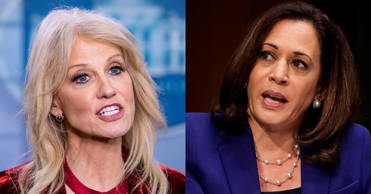 Kellyanne Conway Ripped After Criticizing Kamala Harris For Backing Law That Trump Also Supports